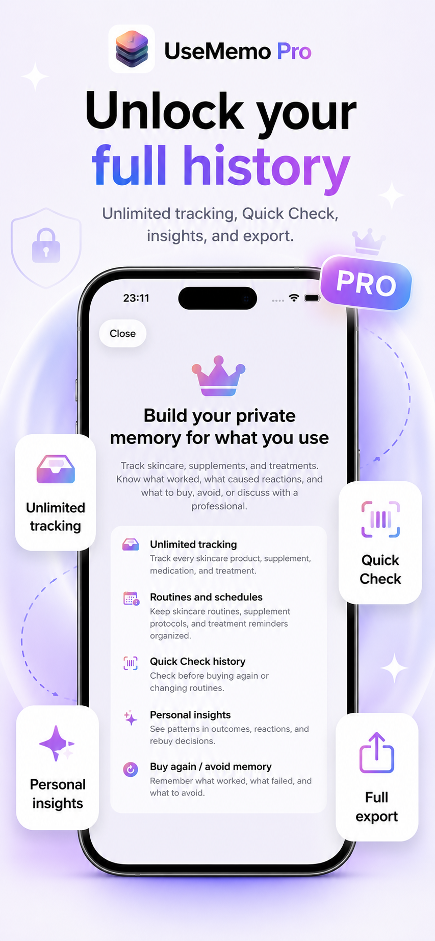 UseMemo Pro preview