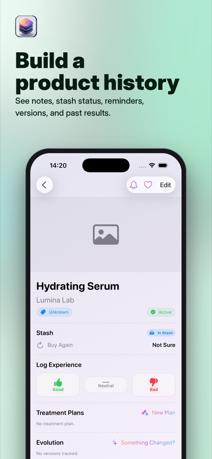 Build a product history UseMemo app preview